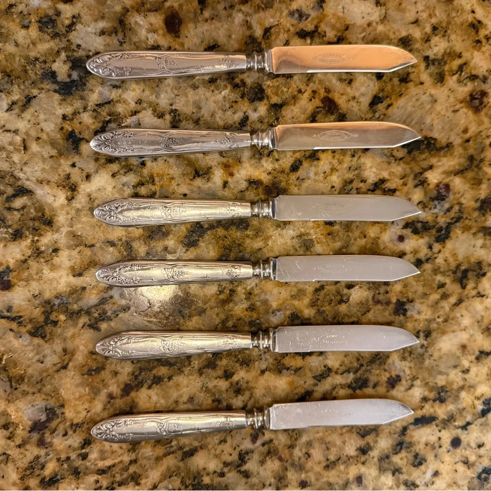 1847 Rogers Bros silver plate Fruit Knives